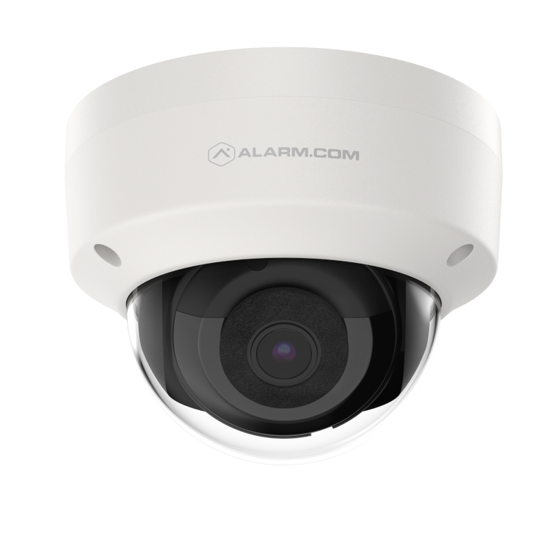 stand alone dome camera that is mounted on ceiling