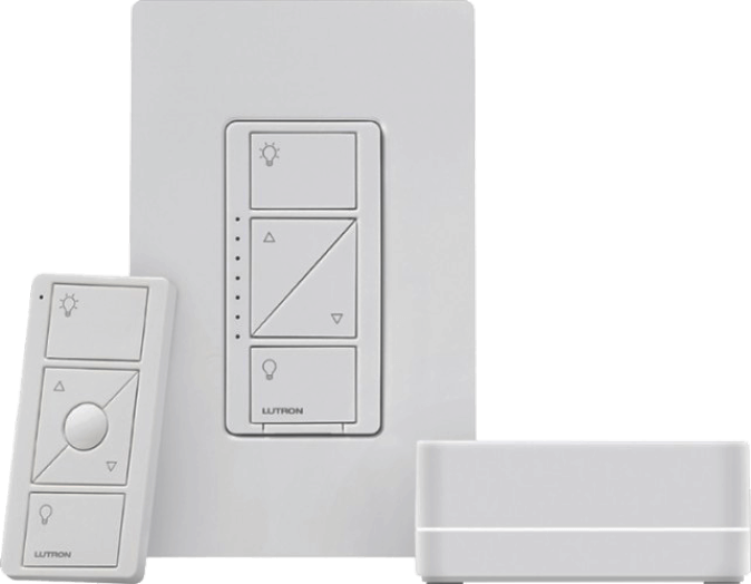 smart dimmers and light switch examples on display