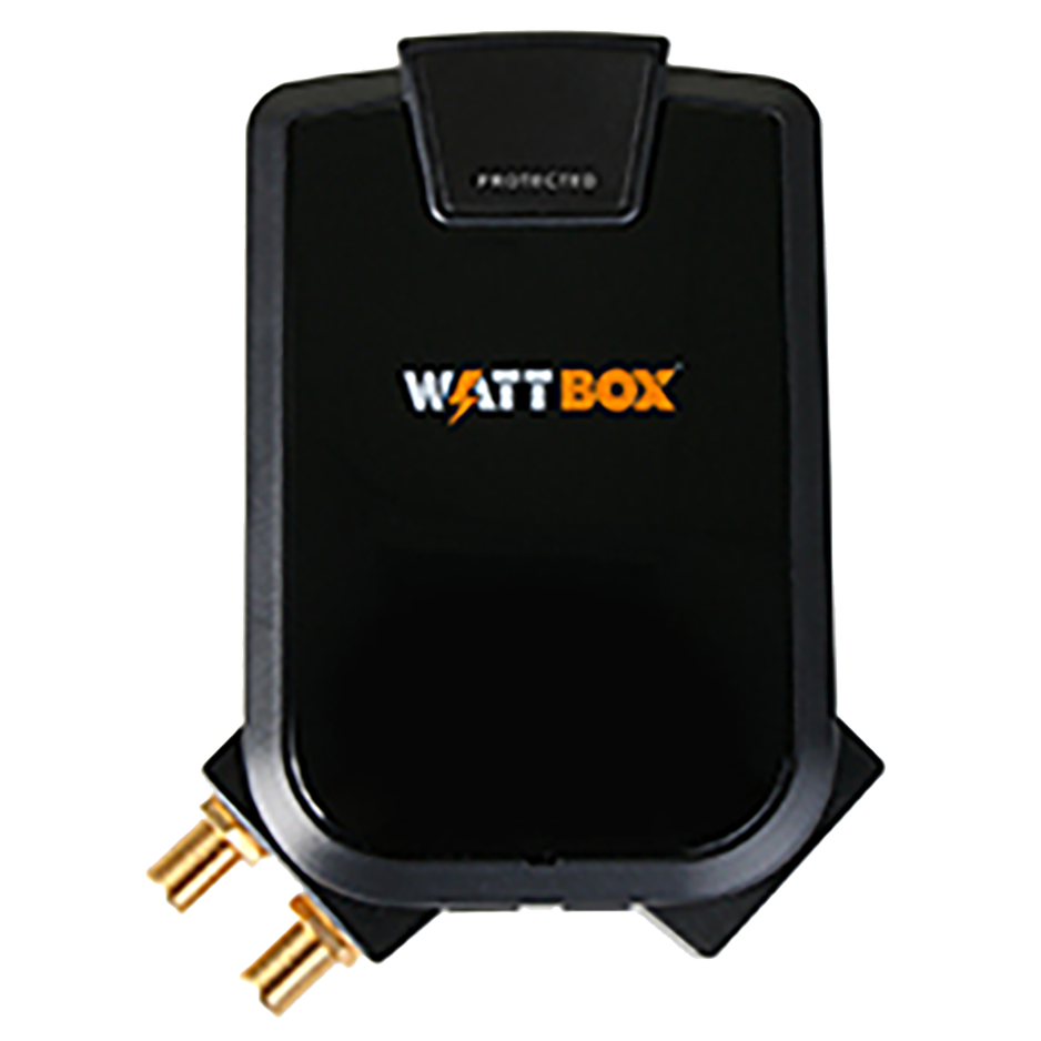 watt box brand surge protector on display
